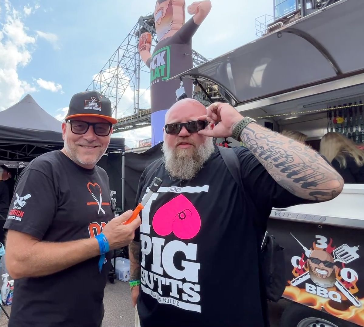 Daniel Nonnenmann auf der BBQ-Meisterschaft