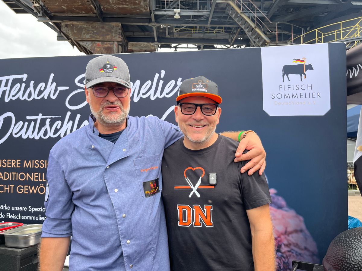 Daniel Nonnenmann am Fleischsommelier Deutschland Stand