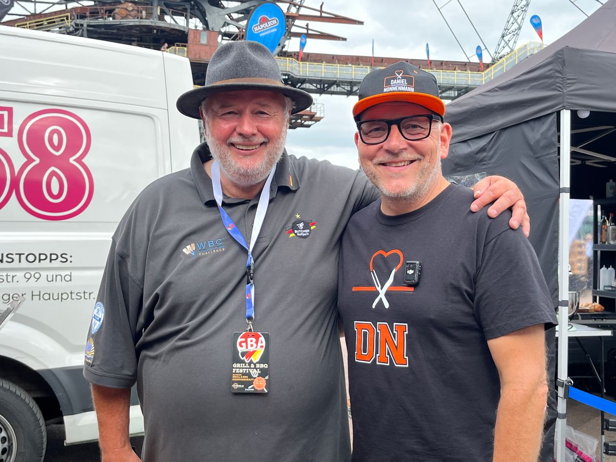 Daniel Nonnenmann mit WBC-Richter auf dem Festival