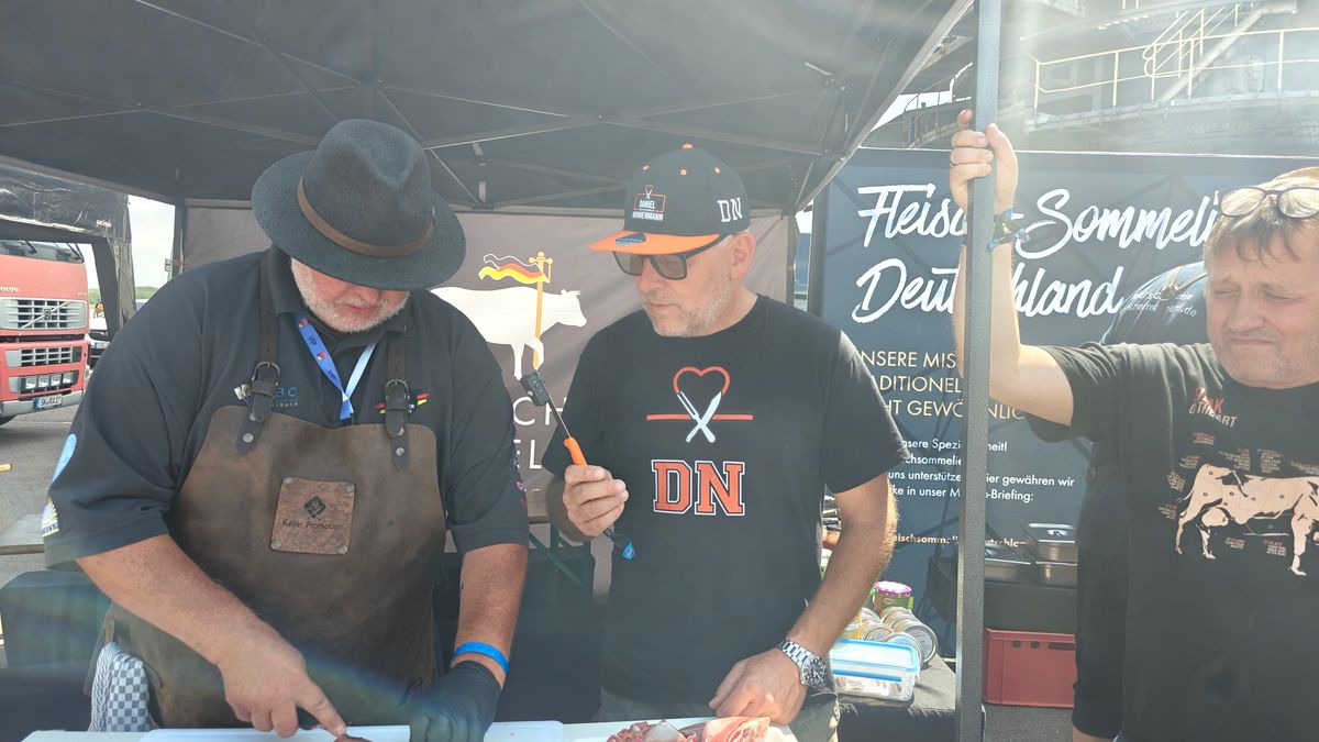 Daniel Nonnenmann am Fleischsommelier-Stand