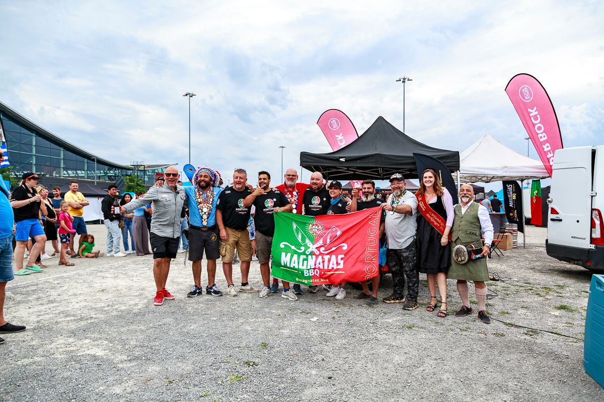 Internationales Team Magnatas BBQ aus Portugal